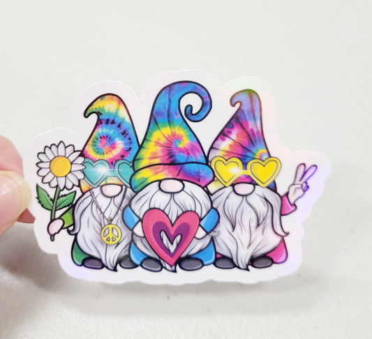Peace Gnomes Sticker
